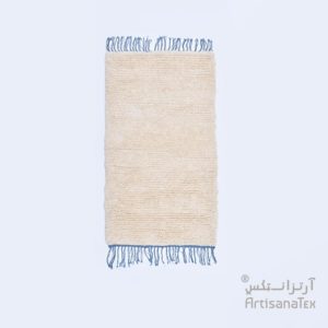 0-Camomille-Frange-Bleu-zarbia-tapis-Descente-de-lit-Rug-carpet-laine-sheep-wool-artisanat-artisanatex-handmade-craft-tunisie-tunisia-