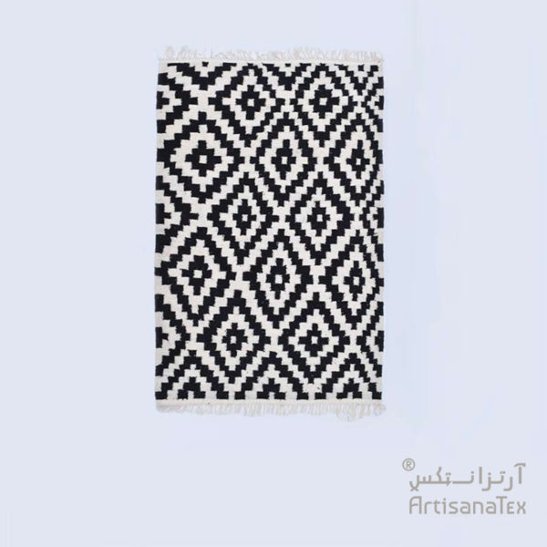 0-Pyramide-Noir-Tapis-Zarbia-Carpet-Sheep-wool-laine-Handemade-artisanat-artisanatex-tunisie-tunisia