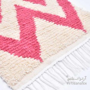 1-Caroline-Rose-zarbia-tapis-Descente-de-lit-Rug-carpet-laine-artisanatex-handmade-craft-tunisie-tunisia-artisanat
